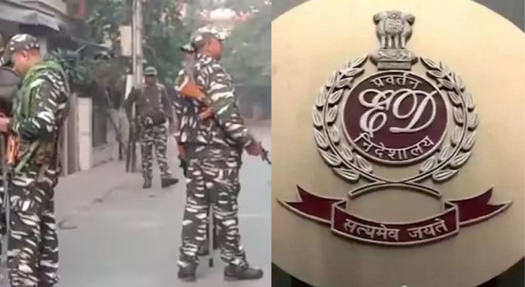 मोठी बातमी! 'टीएमसी' नेत्याच्या घरावर पहाटेच 'ईडी'ची छापेमारी, बंगालमध्ये खळबळ
