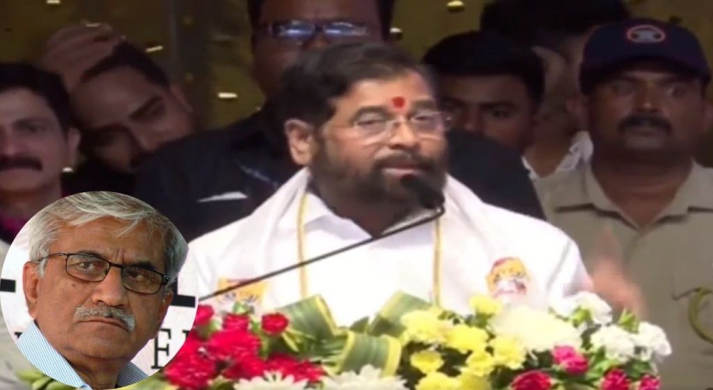 'आमच्या राजकीय प्रयोगाचं कथानक चांगलं, विचार करा'; CM शिंदेंची जब्बार पटेलांना चित्रपटाची ऑफर