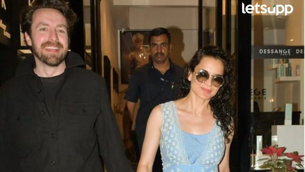 'मध्यरात्री मिस्ट्री मॅनसोबत दिसली कंगना रणौत, हातहात पकडल्याचा व्हिडीओ व्हायरल