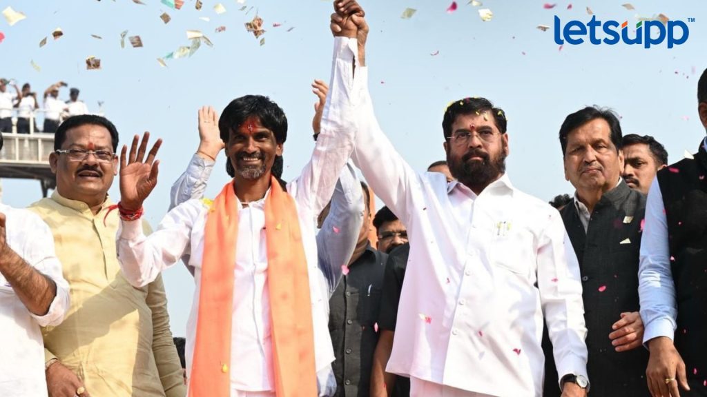 Manoj Jarange Patil and Eknath Shinde