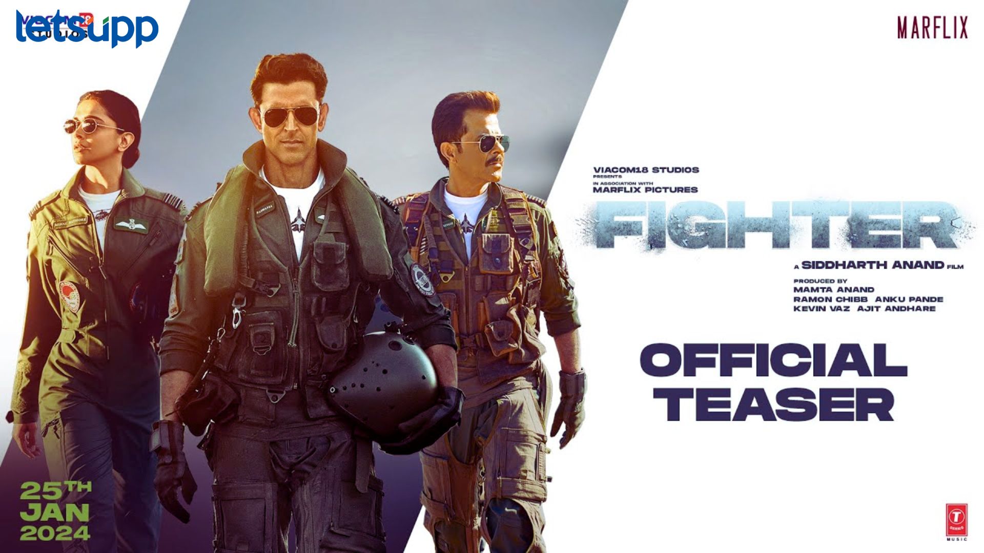 Fighter Teaser: हृतिक-दीपिकाचा धमाका, ‘फायटर’चा उत्कंठावर्धक टीझर एकदा पाहाच Fighter Teaser: हृतिक-दीपिकाचा धमाका, 'फायटर'चा उत्कंठावर्धक टीझर एकदा पाहाच