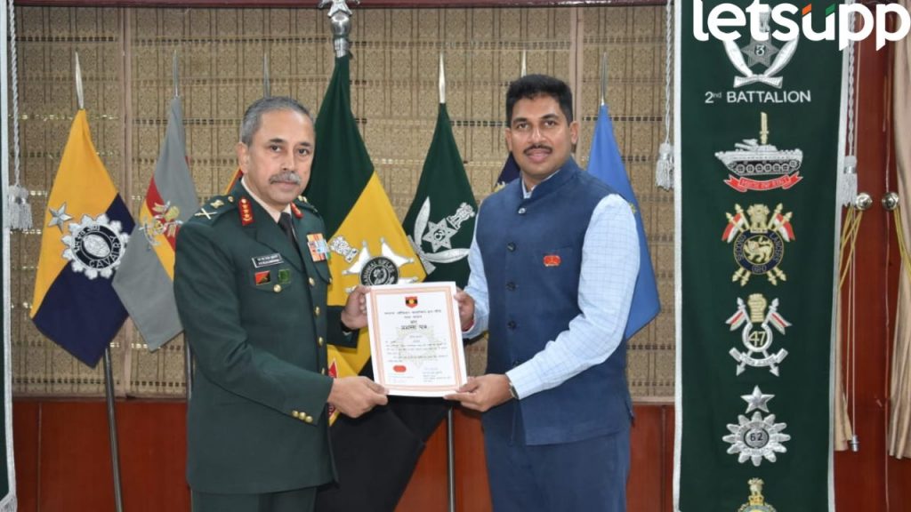 पुनीत बालन यांच्या कार्याची लष्काराने घेतली दखल, मध्य कमांडने प्रशस्तीपत्रक देऊन गौरवले