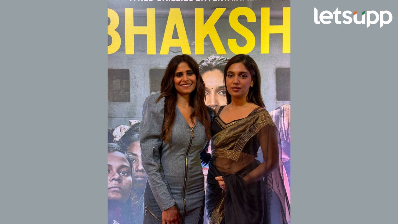 Bhakshak भक्षकच्या खास स्क्रनिंगला सई अन् भूमीचा खास अंदाज, पाहा फोटो