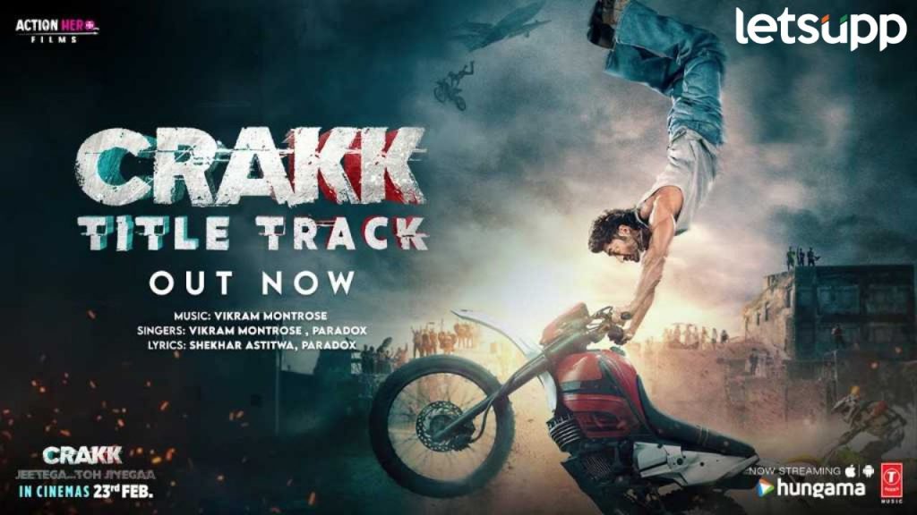 Crakk चं टायटल ट्रॅक रिलीज; ट्रेनमध्ये स्टंट करताना दिसला विद्युत जामवाल