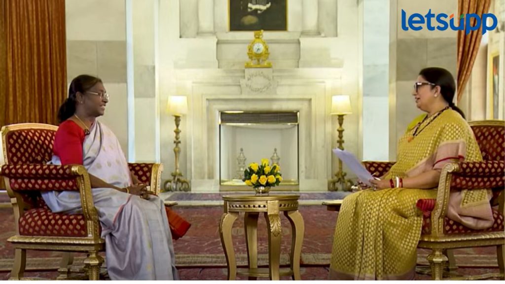 Draupadi Murmu यांचा बालपण ते राष्ट्रपती पदापर्यंतचा प्रवास! इराणींकडून राष्ट्रपतींची खास मुलाखत