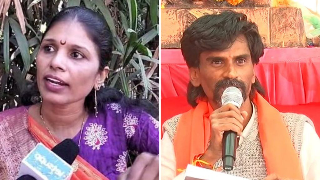जरांगे पाटील यांच्यावर आरोप करणे भोवले... संगिता वानखेडेंना महिलांकडून बेदम मारहाण