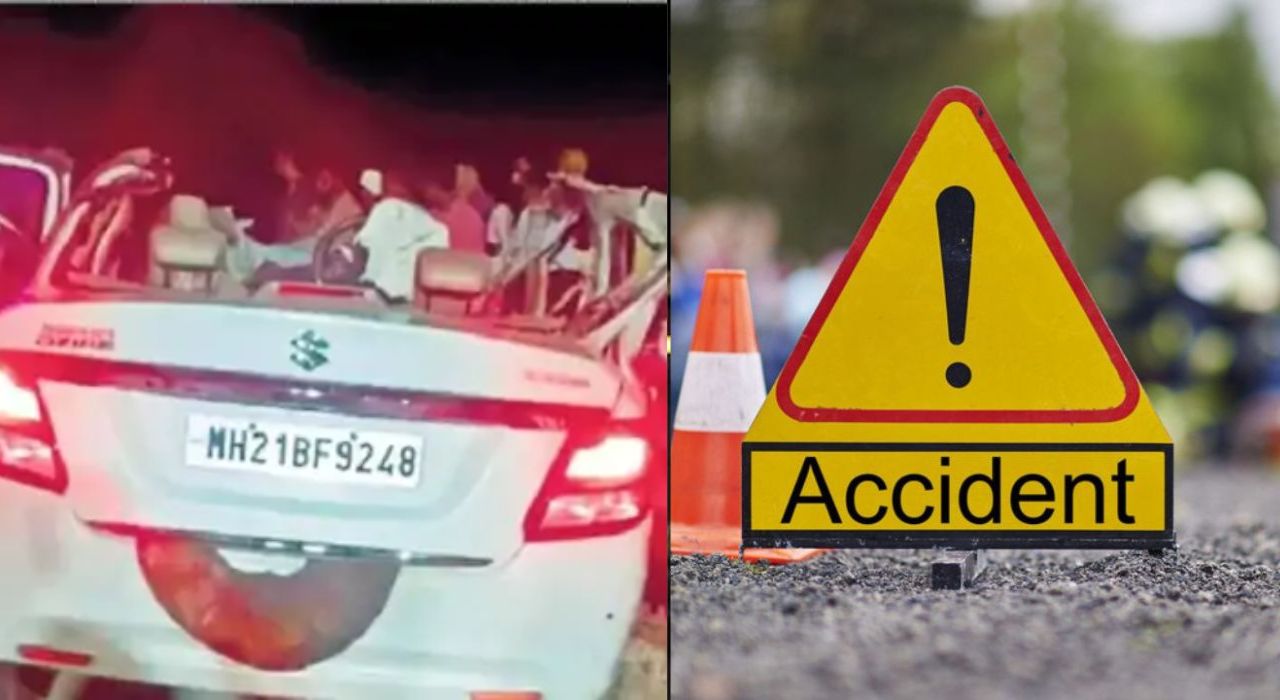 Road Accident : समृद्धी महामार्गावर भीषण अपघात! कंटेनर-कारच्या धडकेत तिघे जागीच ठार