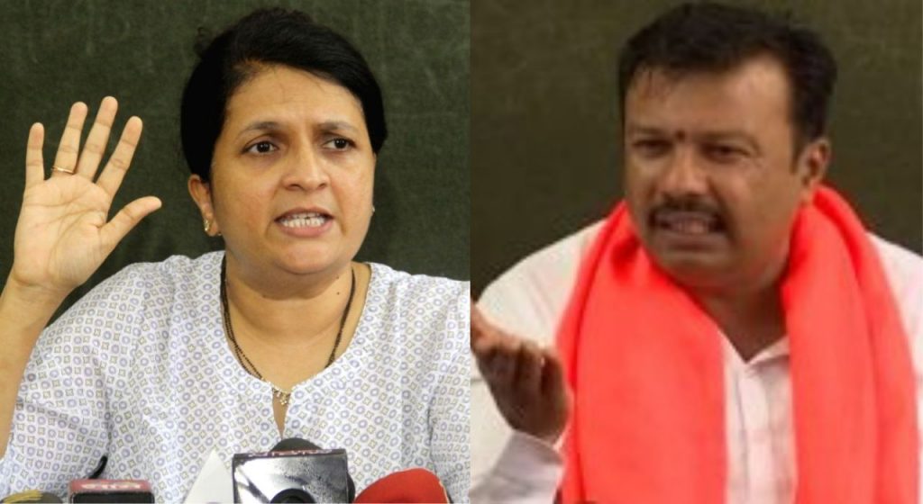 Anjali Damania : "आधी भुजबळ, आता बारस्करांना उभं केलं"; दमानियांचा सरकारवर हल्लाबोल