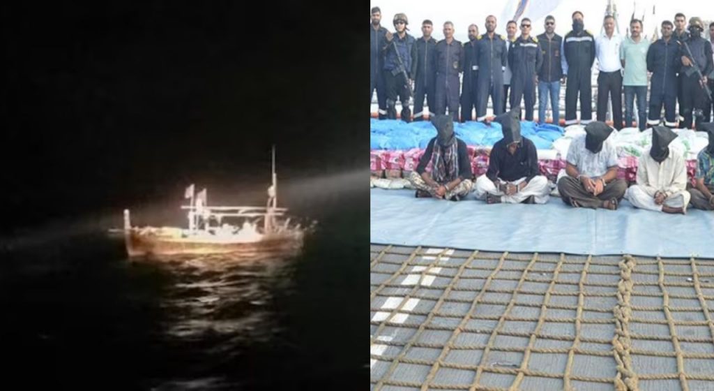 मोठी बातमी! गुजरातमध्ये तब्बल 3300 किलो अंमली पदार्थ जप्त; 5 जणांना अटक