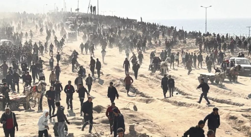 Israel Hamas War : मदतीच्या प्रतिक्षेतील पॅलेस्टिनींवर इस्त्रायलचा हल्ला; 50 लोकांचा मृत्यू