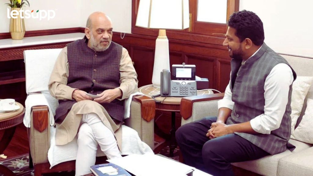 कांद्याच्या प्रश्नासाठी खासदार विखे गृहमंत्र्यांच्या दारी, अमित शाह म्हणाले…