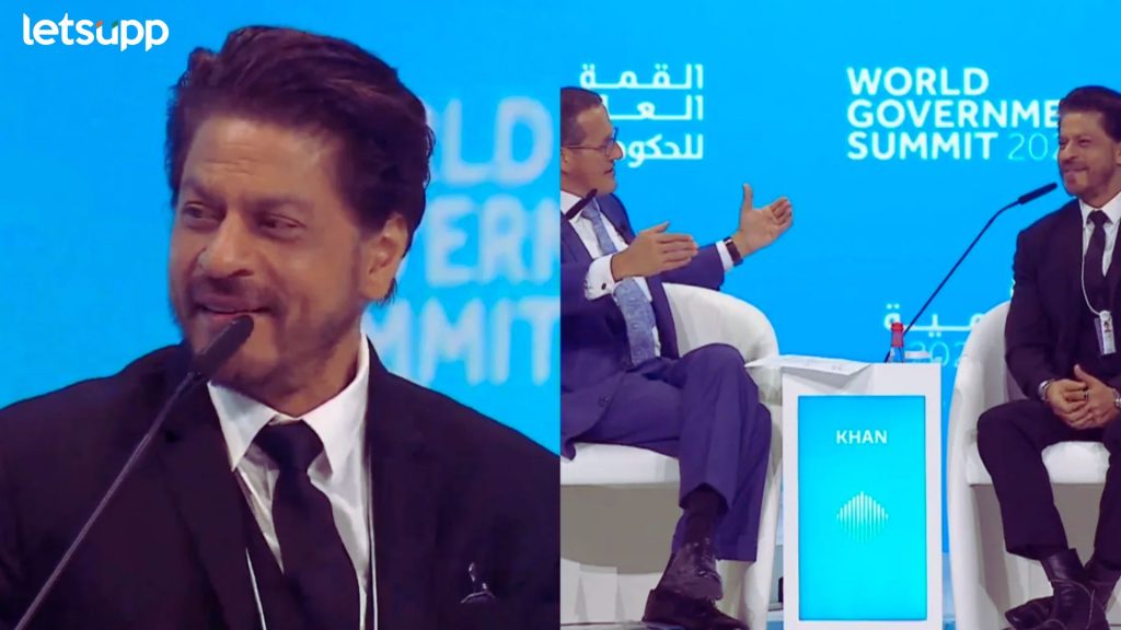 किंग खानने 'वर्ल्ड गव्हर्नमेंट समिट 2024'च्या परिषदेत हॉलीवूडच्या कामाबद्दल थेटच सांगितलं, म्हणाला...