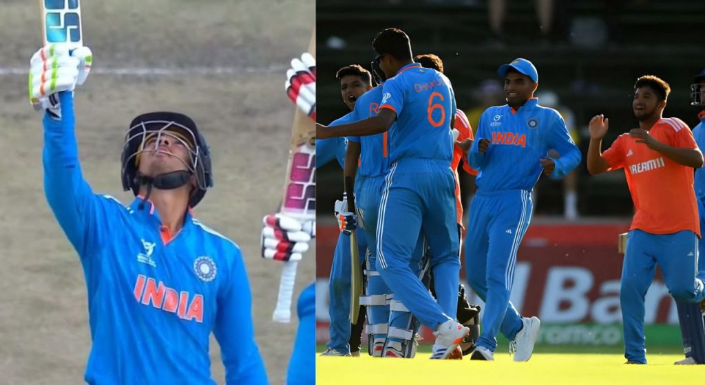 U19 World Cup : युवा ब्रिगेडची फायनलमध्ये धडक; सेमीफायनलमध्ये दक्षिण आफ्रिकेला चारली धूळ