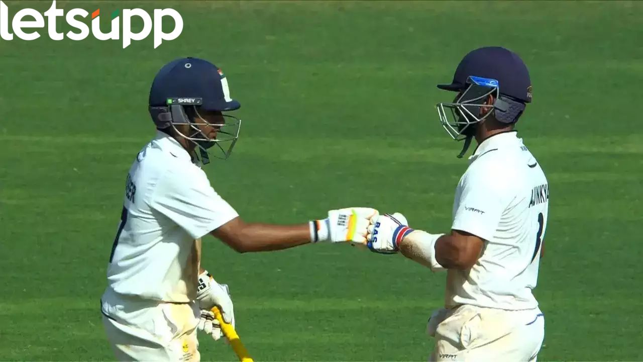 Ranji Trophy: विदर्भाने नांग्या टाकल्या ! अजिंक्य रहाणे मुंबईसाठी संकटमोचक Ranji Trophy: विदर्भाने नांग्या टाकल्या ! अजिंक्य रहाणे मुंबईसाठी संकटमोचक