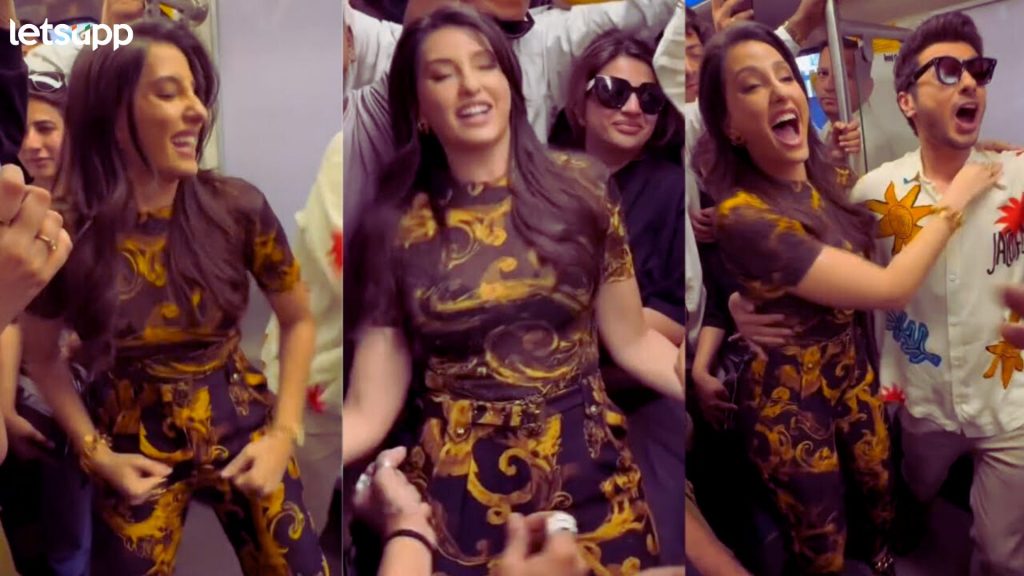 Nora Fatehi: नोरा फतेहीचा मुंबई मेट्रोमध्ये झिंग झिंग झिंगाट, Video एकदा पाहाच