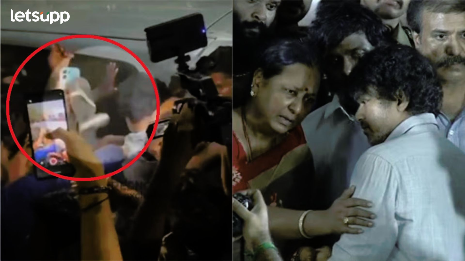 Thalapathy Vijay: अभिनेता थलपथी विजयच्या गाडीवर दगडफेक, व्हिडिओ व्हायरल Thalapathy Vijay: अभिनेता थलपथी विजयच्या गाडीवर दगडफेक, व्हिडिओ व्हायरल