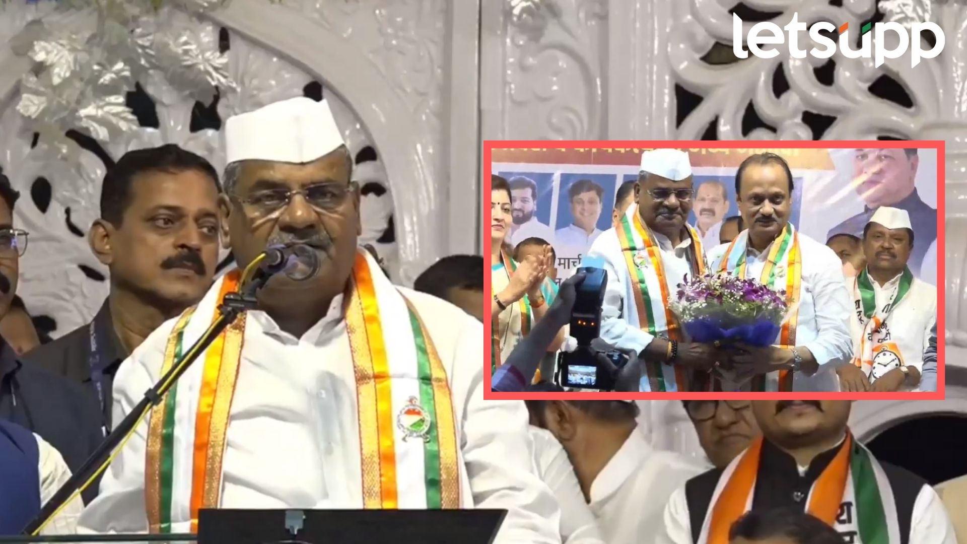 घड्याळ्याच्या हातात शिवबंधही कायम राहणार; आढळरावांचा राष्ट्रवादीत जाहीर प्रवेश