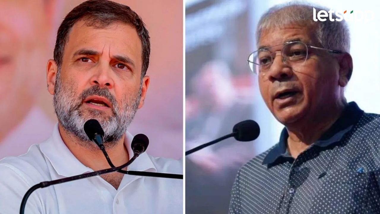 राहुल गांधींचा स्क्रिप्ट रायटर भाजपचा; प्रकाश आंबेडकरांची घणाघाती टीका Prakash Ambedkar On Rahul Gandhi