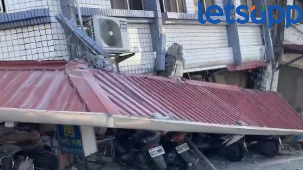 Taiwan Earthquake : इमारती पत्त्याच्या बंगल्याप्रमाणे कोसळल्या, तैवानमध्ये शक्तिशाली भूकंप