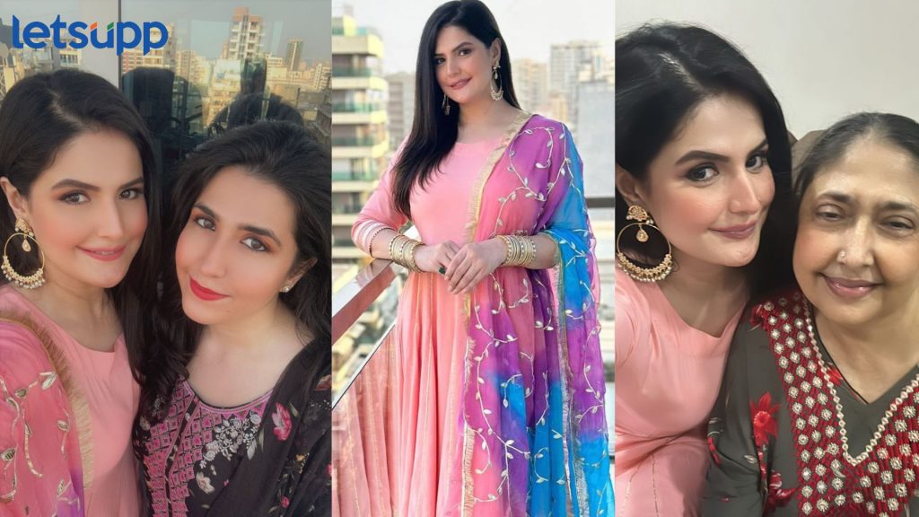 Photos: झरीन खानने कुटुंबासोबत साजरी केली ईद, आई आणि बहिणीचे फोटो केले शेअर, मात्र चाहते...