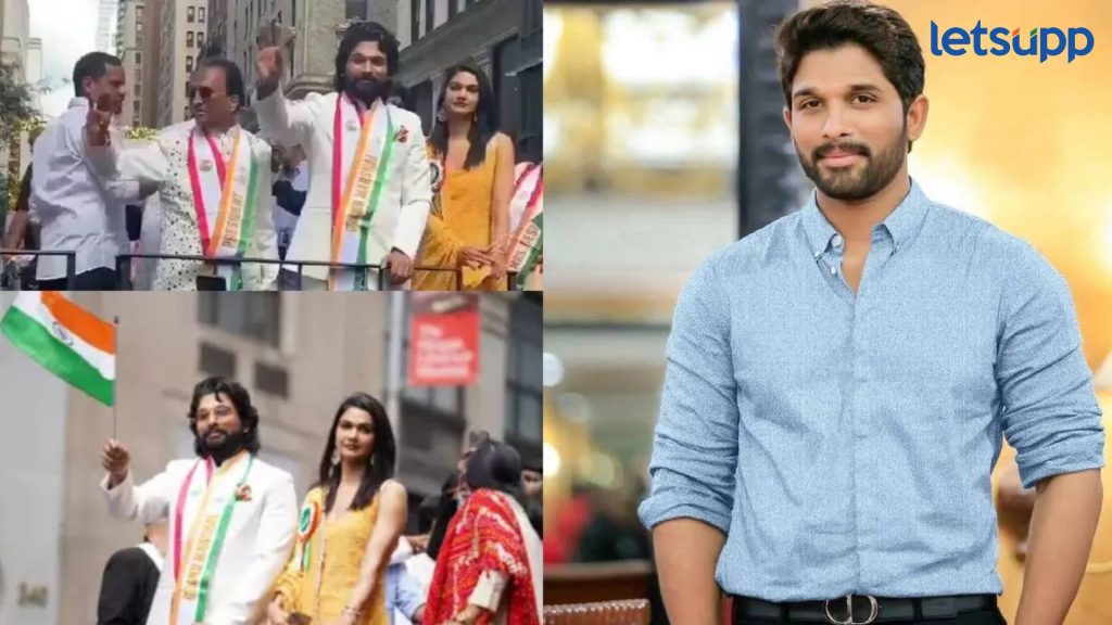 काँग्रेसच्या समर्थनार्थ 'पुष्पा' फेम अभिनेता उतरला रस्त्यावर? Viral Video मागील सत्य काय?