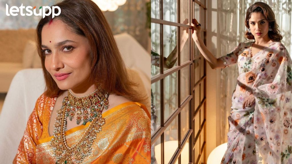 Ankita Lokhande Saree Looks