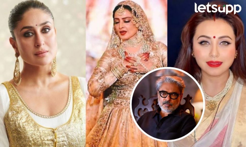 भन्साळींचा मोठा खुलासा; Heeramandi मध्ये पाकिस्तानी स्टार्संसोबत दिसणार होत्या रेखा, करीना अन् राणी