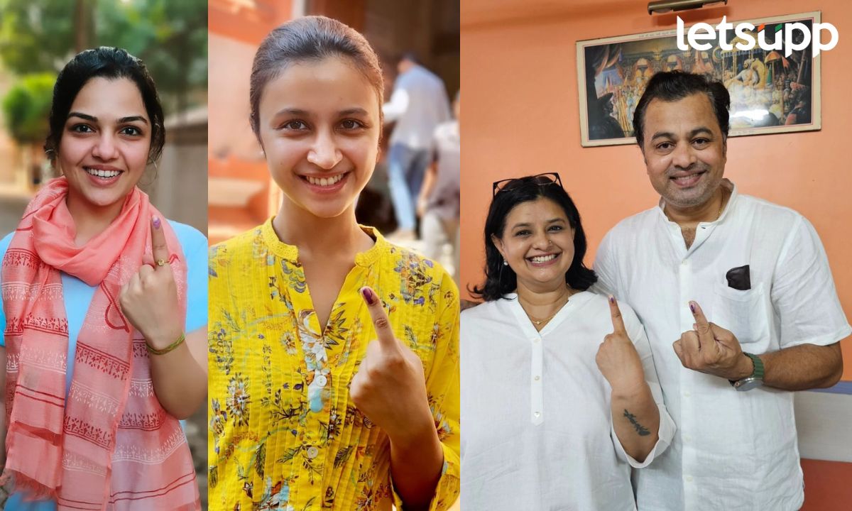 Lok Sabha Election च्या उत्सवात कलाकारांनी बजावला मताधिकार, पाहा फोटो…