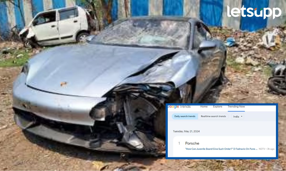 Kalyani Nagar Car Accident मधील Porsche कार गुगल ट्रेंडमध्ये टॉपला; प्रकरण नेमकं काय?