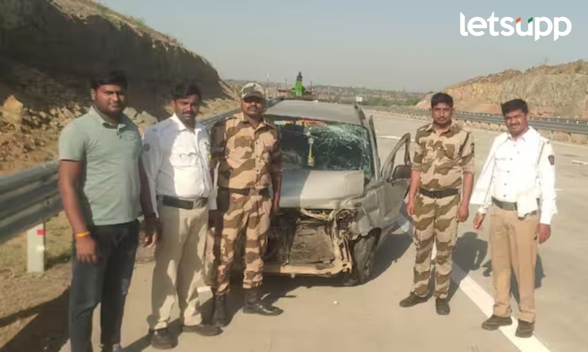 Samruddhi Highway वर अपघातांचं सत्र सुरूच; भीषण अपघातात तीन ठार, दोन गंभीर जखमी Samruddhi Highway वर अपघातांचं सत्र सुरूच; आज सकाळी भीषण अपघातात तीन ठार, दोन गंभीर जखमी