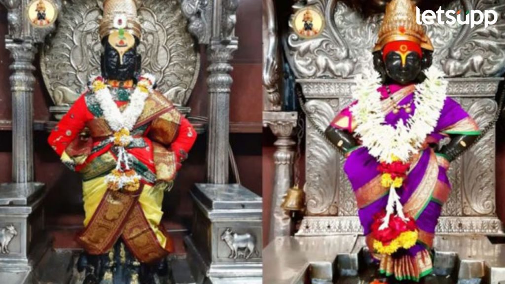 आतुरभक्तांसाठी दर्शन सुरू; मंदिर संवर्धनानंतरचे विठुराया अन् रुक्मिणीमातेच्या गाभाऱ्याचे खास फोटो...