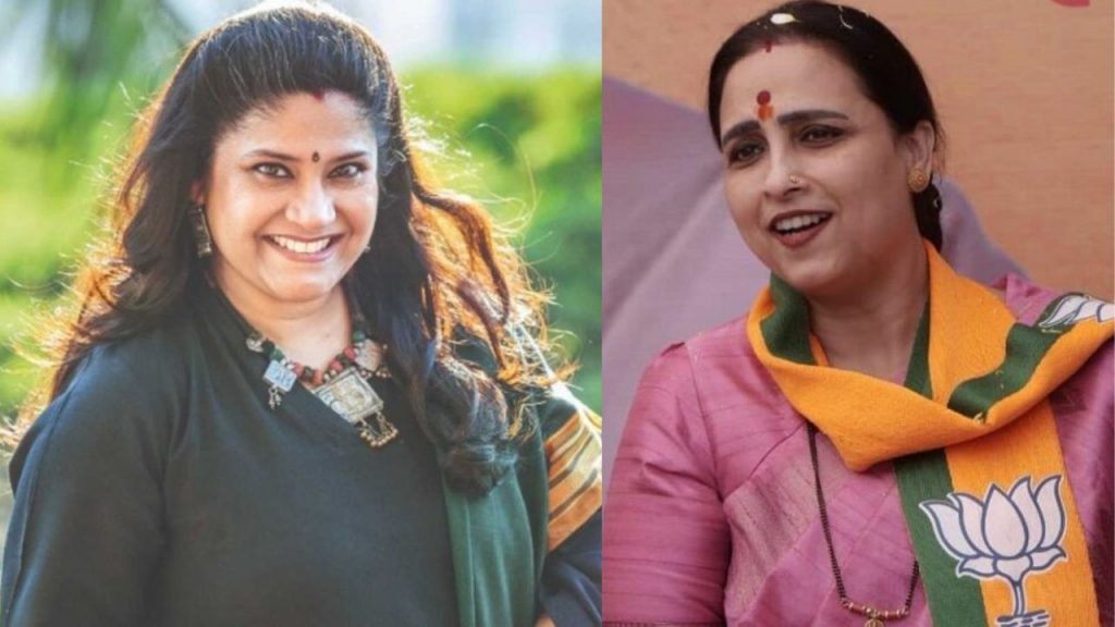 कोरोनात टक्केवारी खाणाऱ्या मराठी माणसाचं समर्थन करणार का? रेणुका शहाणेंवर चित्रा वाघ संतापल्या..