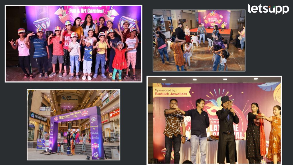 18 लॅटिट्यूड मॉलमध्ये बच्चे कंपनीची 'धमाल मस्ती'; बुडूख ज्वेलर्स 'फन कार्निवल'ची उत्साहात सांगता