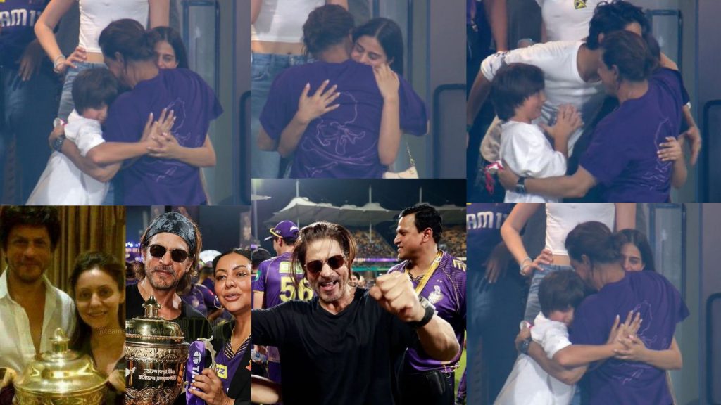IPL 2024 ट्रॉफी जिंकताच किंग खाननं पहिला गौरी खानला किस केलं! ‘त्या’ फोटोने जिंकलं चाहत्याचं मन