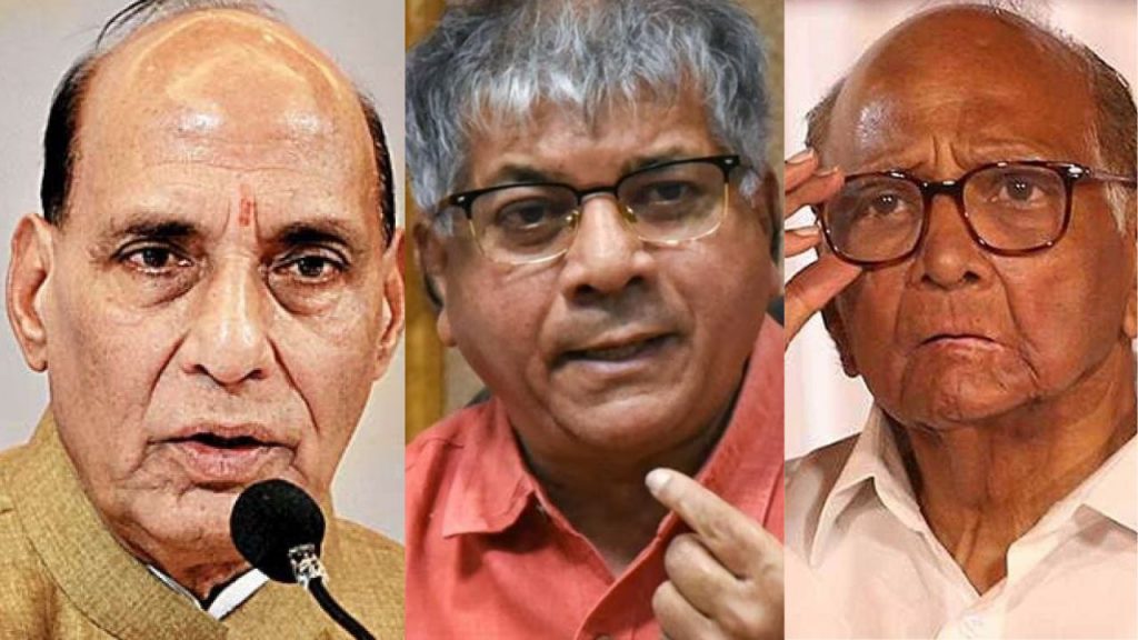 शरद पवार अन् भाजप नेत्यात फोनवर चर्चा; प्रकाश आंबेडकरांचा मोठा दावा
