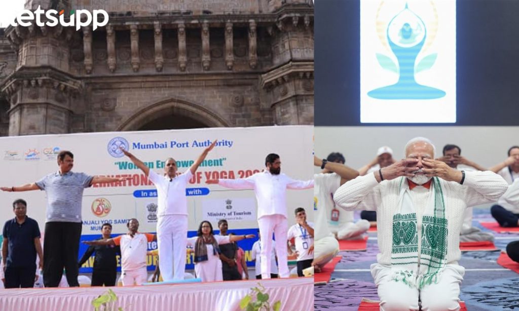 International Yoga Day 2024 निमित्त मोदींसह राजकीय नेत्यांकडून योगाचे धडे; पाहा फोटो