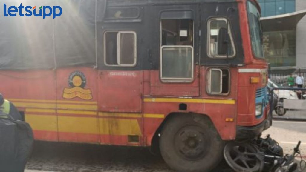 Pune Accident : मोठी बातमी! पुणे शहरात भीषण अपघात, एसटी बसने दोघांना चिरडले