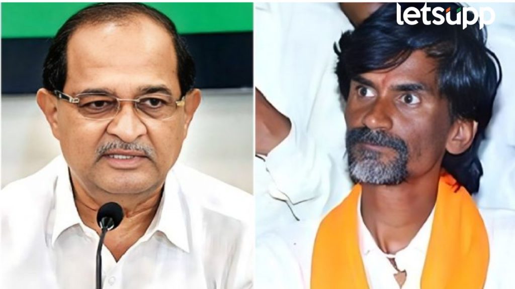 Radhakrishna Vikhe 1 कधीतरी जातीसाठी बोला, तुमच्यामुळे जात मरेल शहाणे व्हा; जरांगेंचं विखेंना जोरदार प्रत्युत्तर