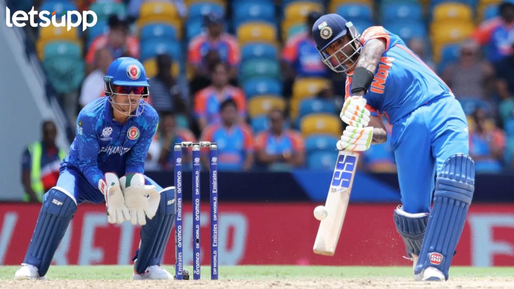 T20 WC AFG vs IND : भारताचा 'सूर्य' चमकला, अफगाणिस्तान विरुद्ध ठोकले शानदार अर्धशतक; भारताने उभारली सर्वोच्च धावसंख्या