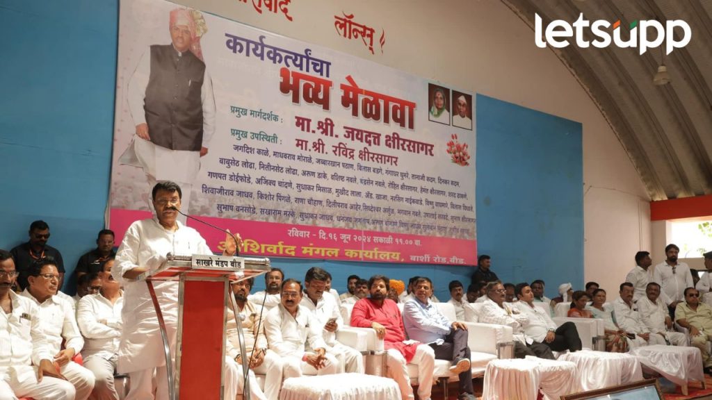 क्षीरसागर काका-पुतणे एकत्र येणार? रविंद्र क्षीरसागरांची जयदत्त क्षीरसागरांच्या कार्यक्रमाला हजेरी