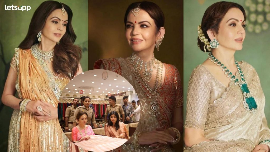 Nita Ambani : मुलगा अनंतच्या लग्नासाठी नीता अंबानी नेसणार 'सोन्याची' साडी; वाराणसीत होतेय तयार...
