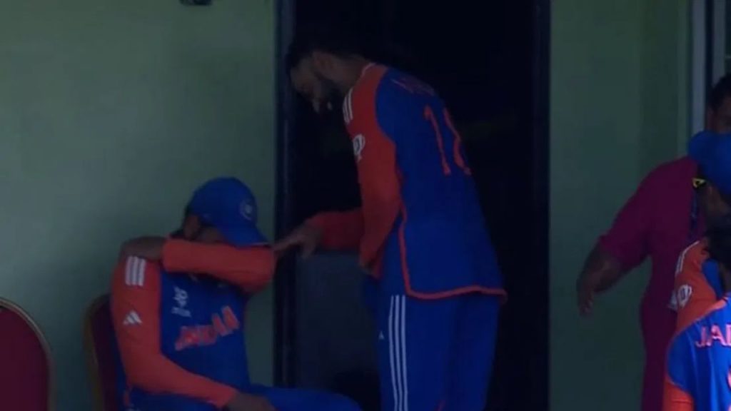 Video : सामना जिंकला अन् रोहितचे डोळे पाणावले; सामन्यानंतर नक्की काय घडलं?