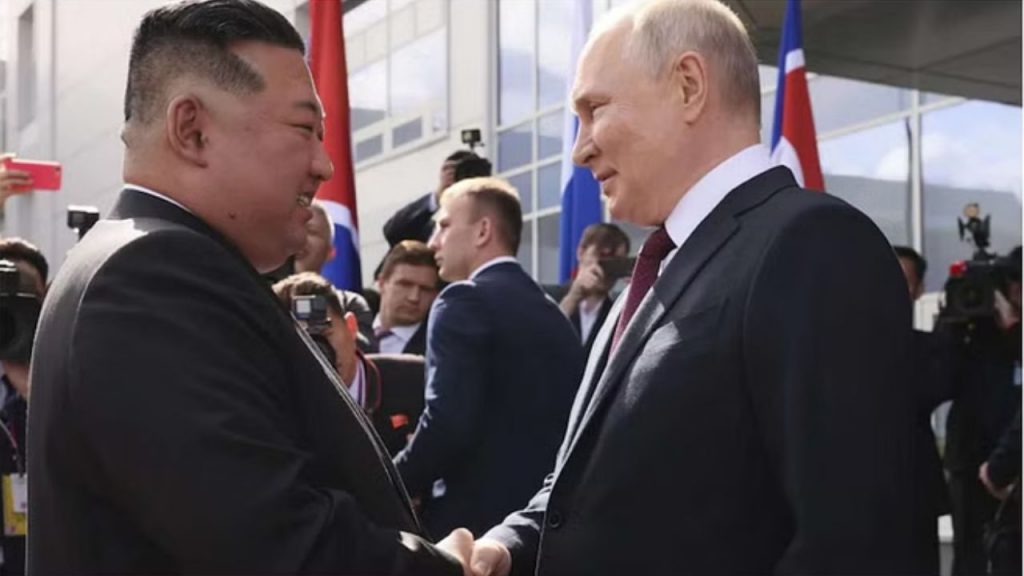 Vladimir Putin and kim jong un