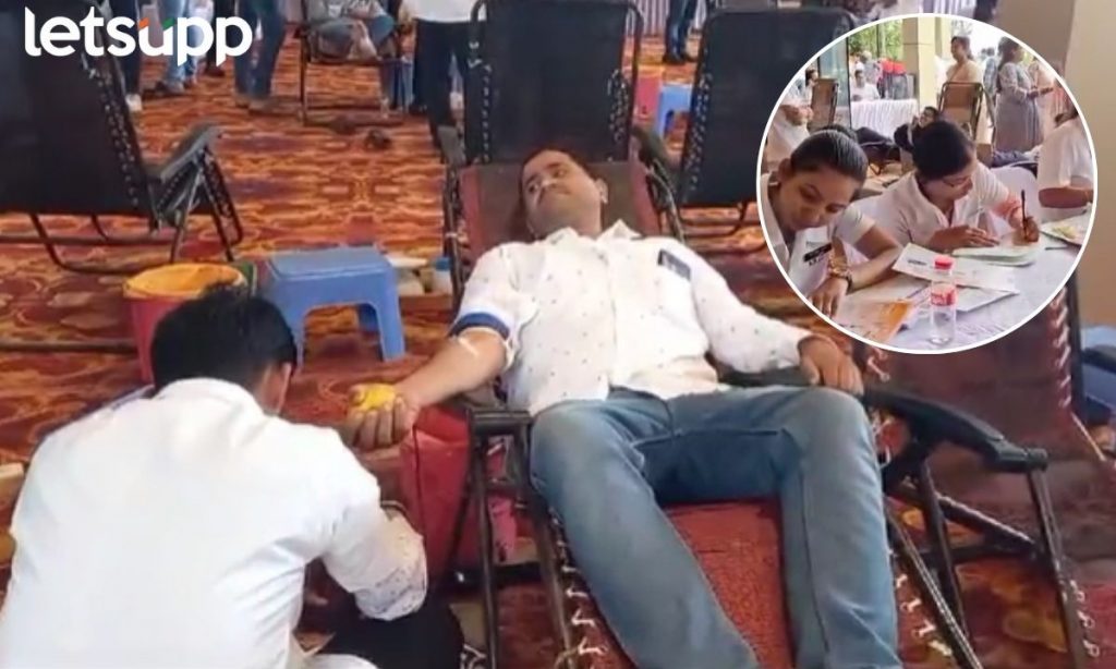 Blood Donation अहमदनगरमध्ये महा रक्तदान शिबिराचं आयोजन, देशपातळीवर घेतली गेली दखल...
