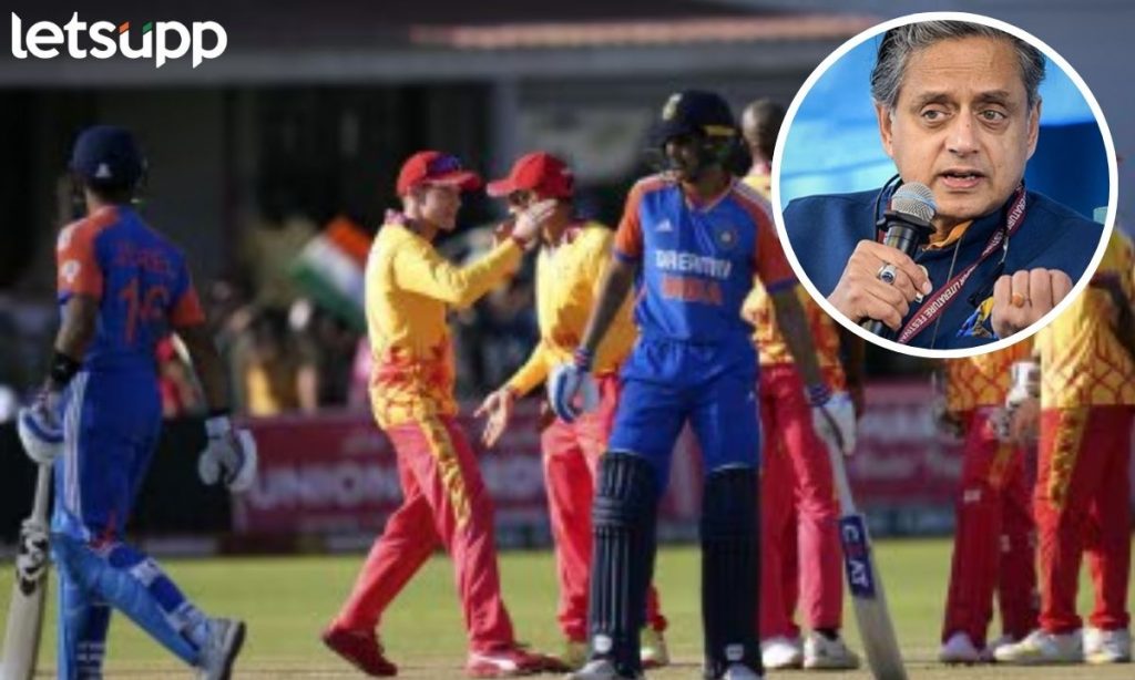IND Vs ZIM IND vs ZIM सामन्यातील पराभवावर थरूरांचा टोला; म्हणाले, 4 जून असो वा 6 जुलै अहंकाराला...