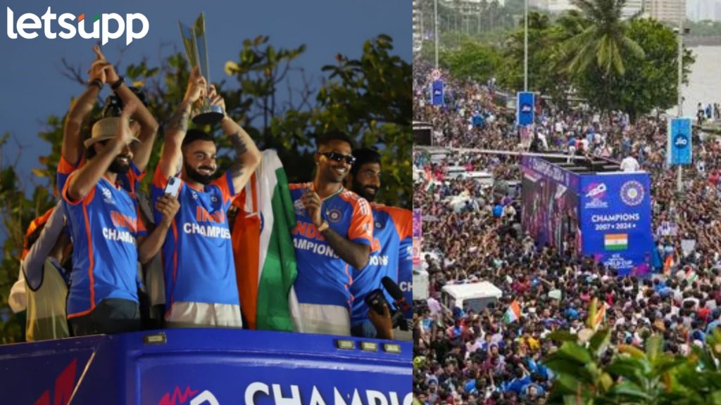 जखमा झाल्या, श्वासही कोंडला; टीम इंडियाच्या व्हिक्ट्री परेडनंतर दहा जण रुग्णालयात