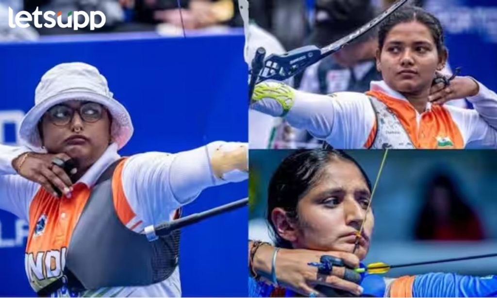 Paris Olympics 2024 Paris Olympics 2024 मध्ये महिला तिरंदाजी टीमची बाजी; दमदार कामगिरीसह उपांत्यपूर्व फेरी गाठली