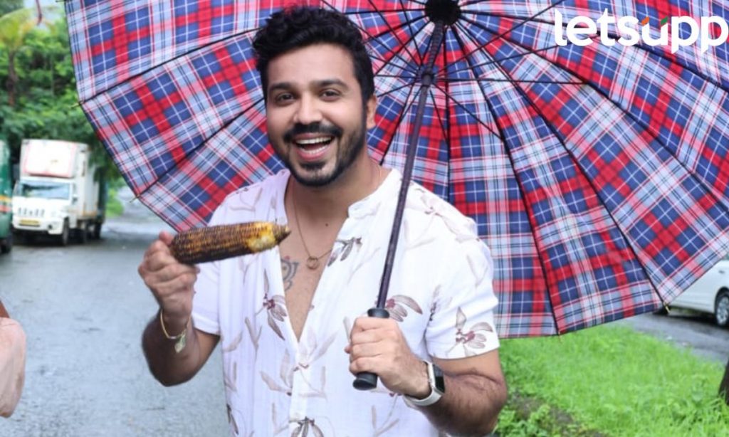 मुसळधार पाऊस अन् शूटिंगदरम्यान आशयने मारला मक्याच्या कणीसावर ताव