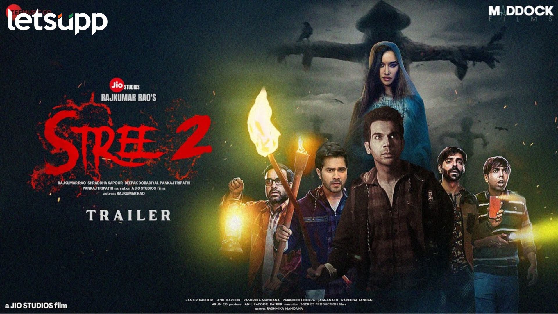 Stree 2: राजकुमार रावच्या ‘स्त्री 2’चे नवीन पोस्टर आऊट, ट्रेलर लवकरच प्रेक्षकांच्या भेटीला Stree 2: राजकुमार रावच्या 'स्त्री 2'चे नवीन पोस्टर आऊट, ट्रेलर लवकरच प्रेक्षकांच्या भेटीला