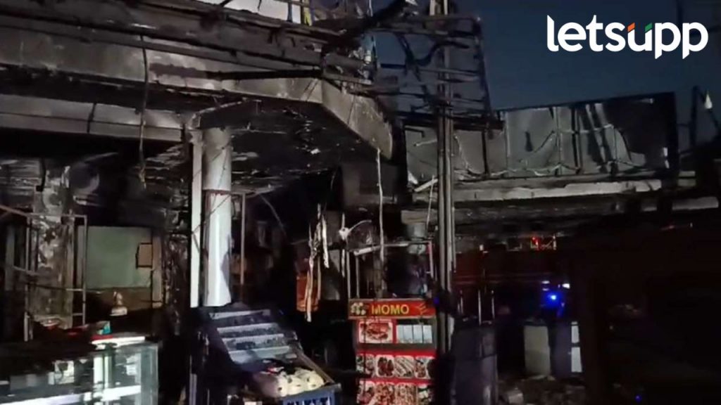Video : दिल्लीत पुन्हा दुर्घटना; आयएनए मार्केटमध्ये दुकानाला लागली आग, सहाजण गंभीर जखमी